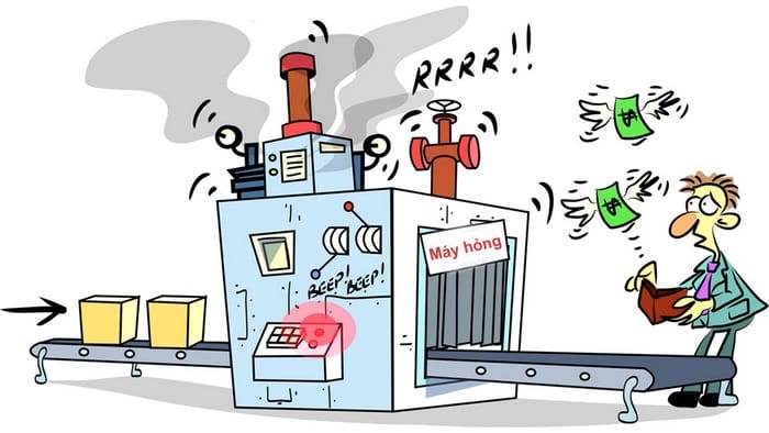 Go off có nghĩa cơ bản nhất là hỏng hóc (thiết bị, máy móc,...)