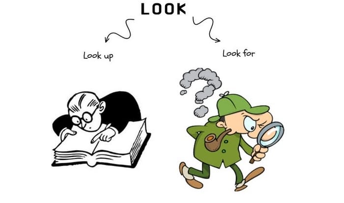 Look up for không phải là một phrasal verb đúng chuẩn, cần phân biệt rõ khi dùng Look up và Look for