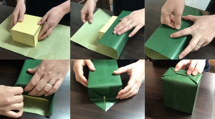  “Wrap up” sẽ được sử dụng theo nghĩa gốc là bọc/gói lại một vật, món quà,... bằng giấy, vải, nilon hoặc vật liệu bảo vệ khác