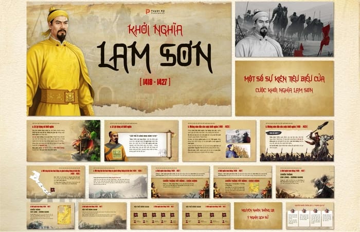 Các diễn biến chính của cuộc khởi nghĩa Lam Sơn chống quân Minh