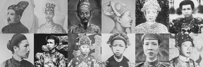 Chân dung 13 vị vua nhà Nguyễn