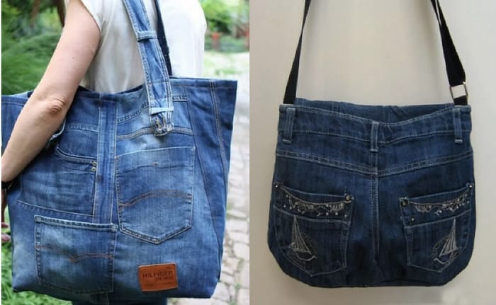Các loại túi từ vật liệu tái chế, nguyên liệu đã qua sử dụng cũng được tận dụng để giảm rác thải ra môi trường