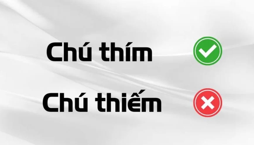 Chú thím khác các cặp xưng hô