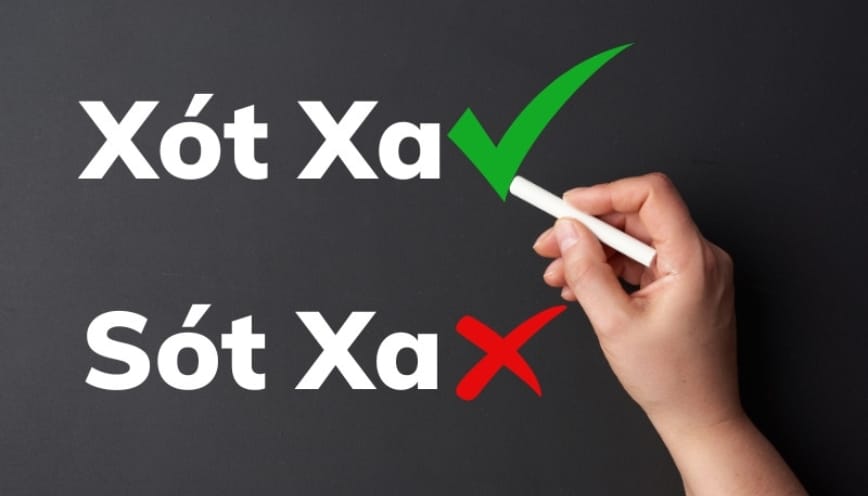 Do cả “xót” và “sót” đều có nghĩa