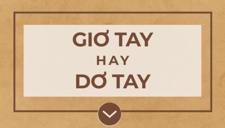 Giải thích nghĩa từ “dơ tay” là gì