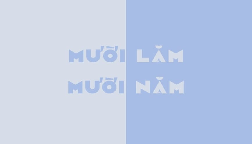 Giải thích nghĩa từ “mười năm”