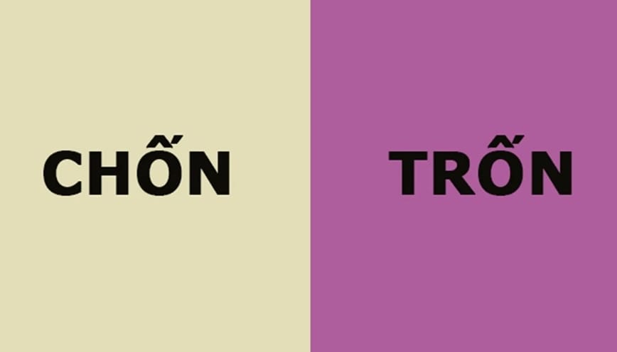 Giải thích nghĩa và cách dùng từ “trốn”