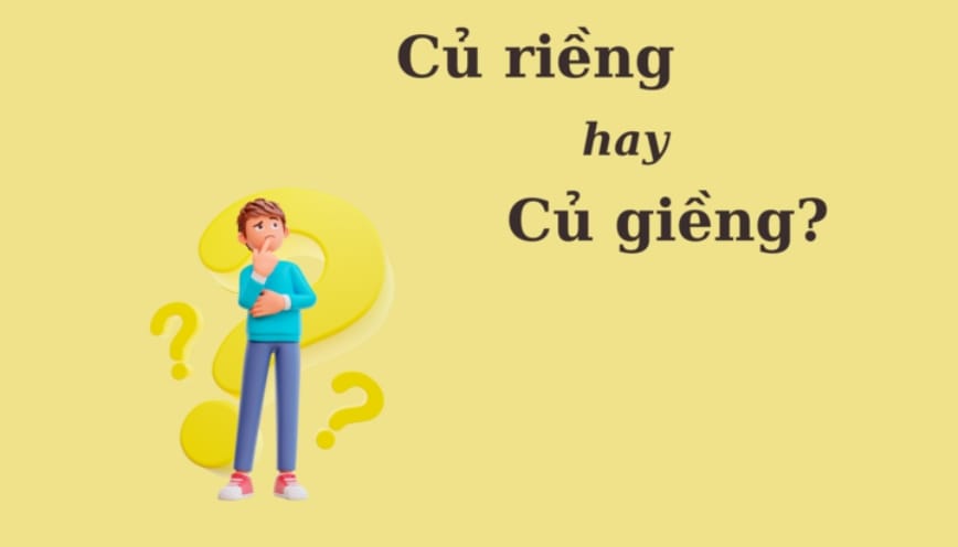 Phân biệt với những từ bắt đầu bằng gi