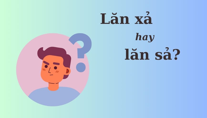 Phân biệt “xả” và “sả”