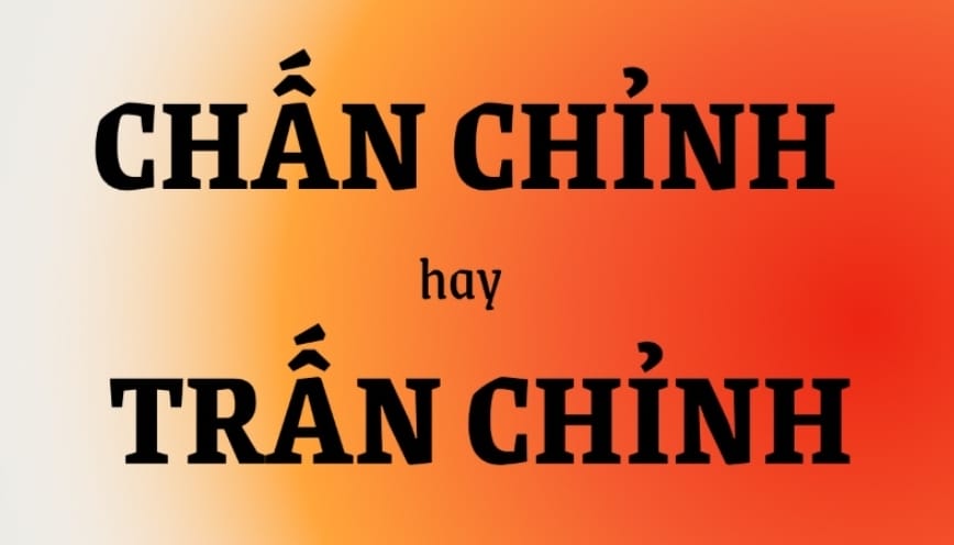 “Trấn” được dùng đúng trong những trường hợp nào?