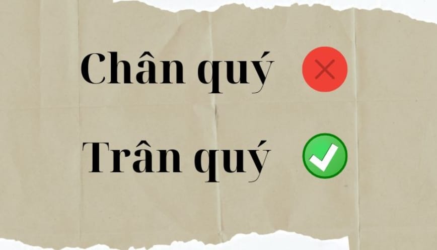 Trân quý được dùng trong nhiều hoàn cảnh