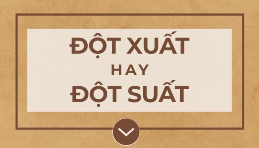 Vì sao có sự nhầm lẫn khi dùng đột xuất và đột suất