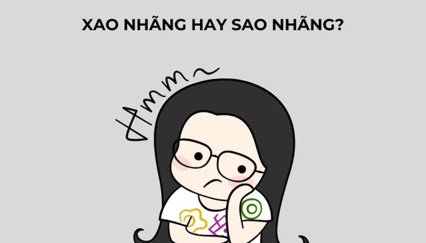 Xao nhãng hay sao nhãng là cách viết đúng
