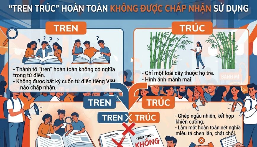 “Tren trúc” hoàn toàn không được chấp nhận sử dụng