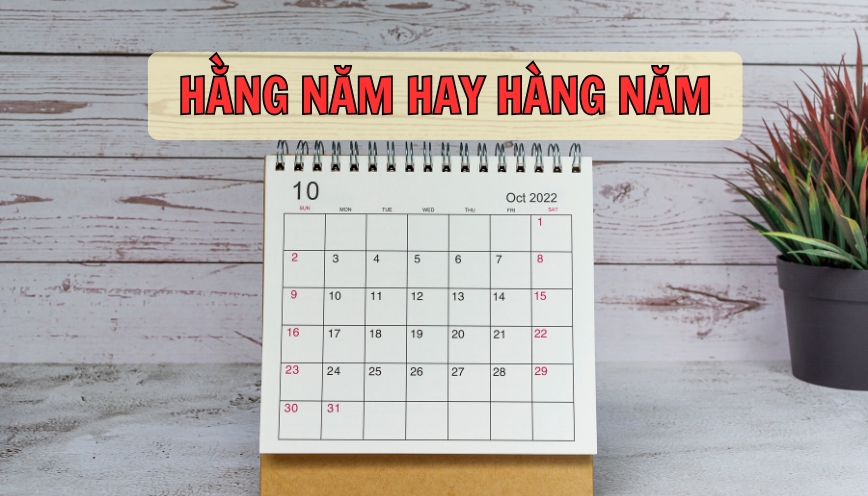 Hàng năm có thể mang nhiều sắc thái