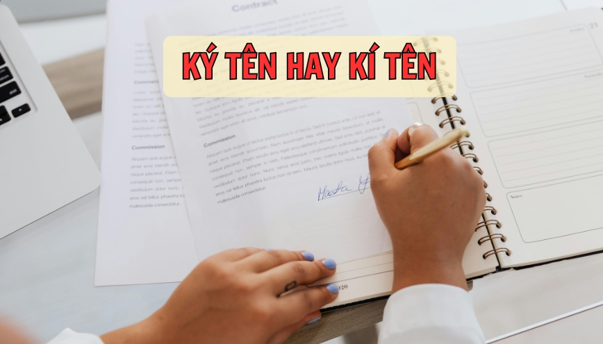 Cách sử dụng ký tên qua câu mẫu