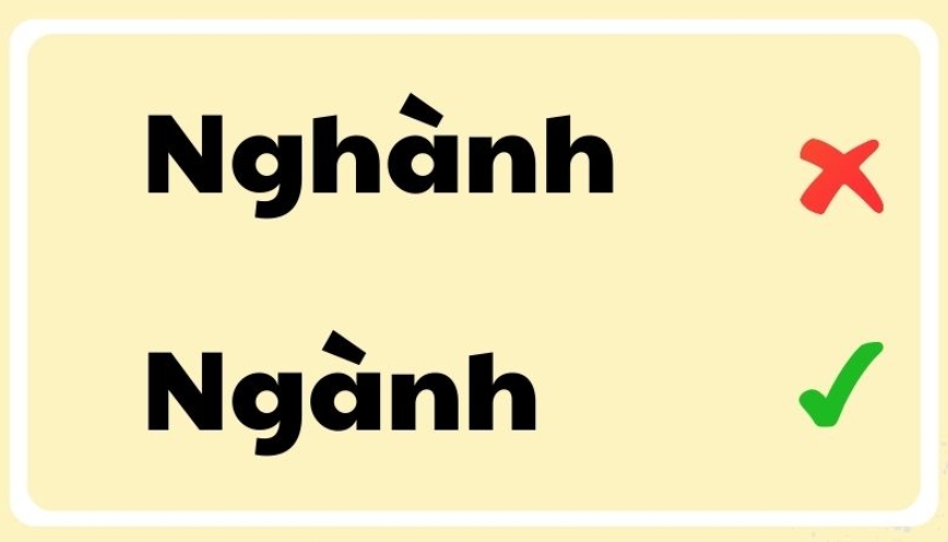 Ngành hay nghành, đâu là cách viết đúng?