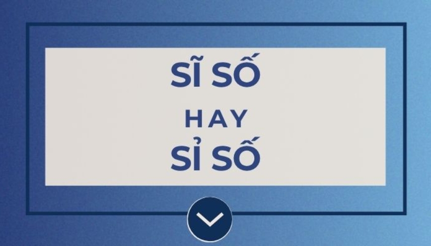 Cách sử dụng sĩ số qua câu mẫu