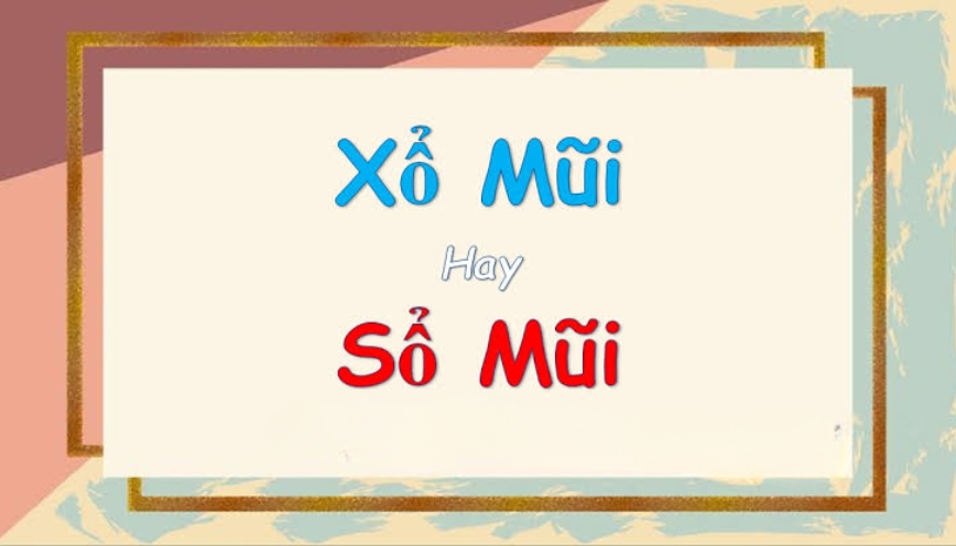 “Sổ” và “xổ” khác nhau ra sao trong cách dùng?