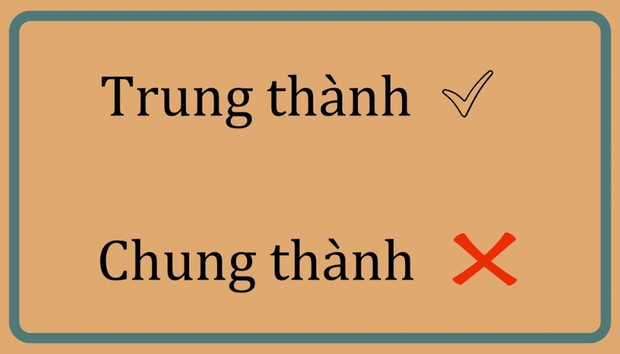 “Trung” và “chung” khác nghĩa ra sao?